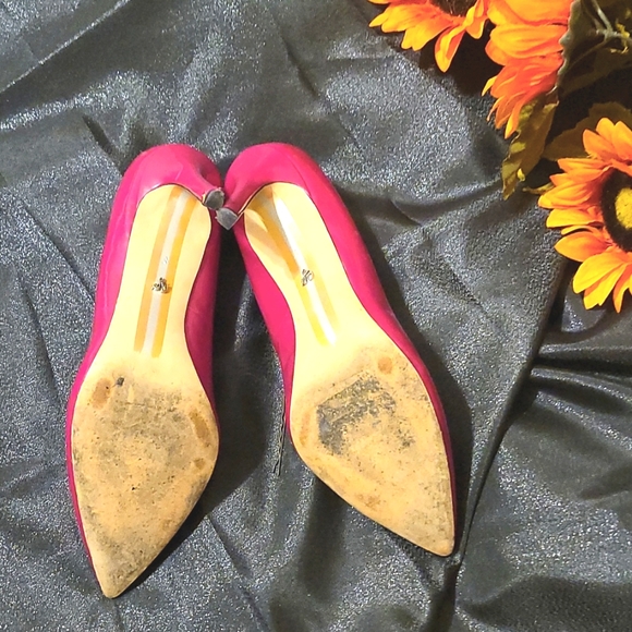 Sam Edelman red patent leather pumps high heels - Picture 3 of 4